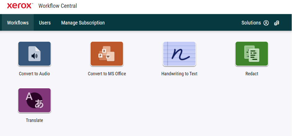 workflow central
