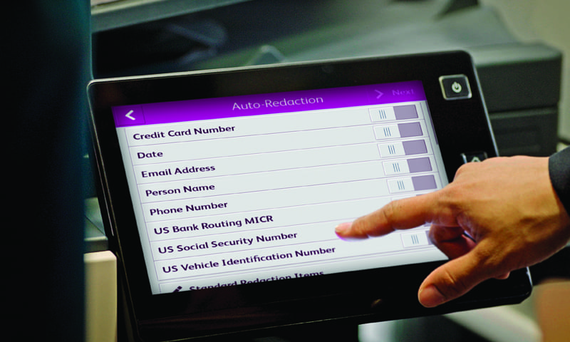Auto-redactie app scherm Auto-redactie app scherm