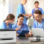 Imprimante bureau Xerox® C300 environnement travail