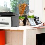 Xerox® C303a multifunctionele kleurenprinter in een werkomgeving